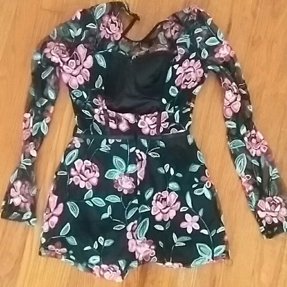 Floral sheer jumper - Picture 3 of 5